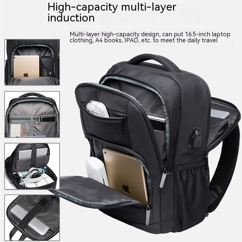 Men's Computer Casual Student Schoolbag Backpack