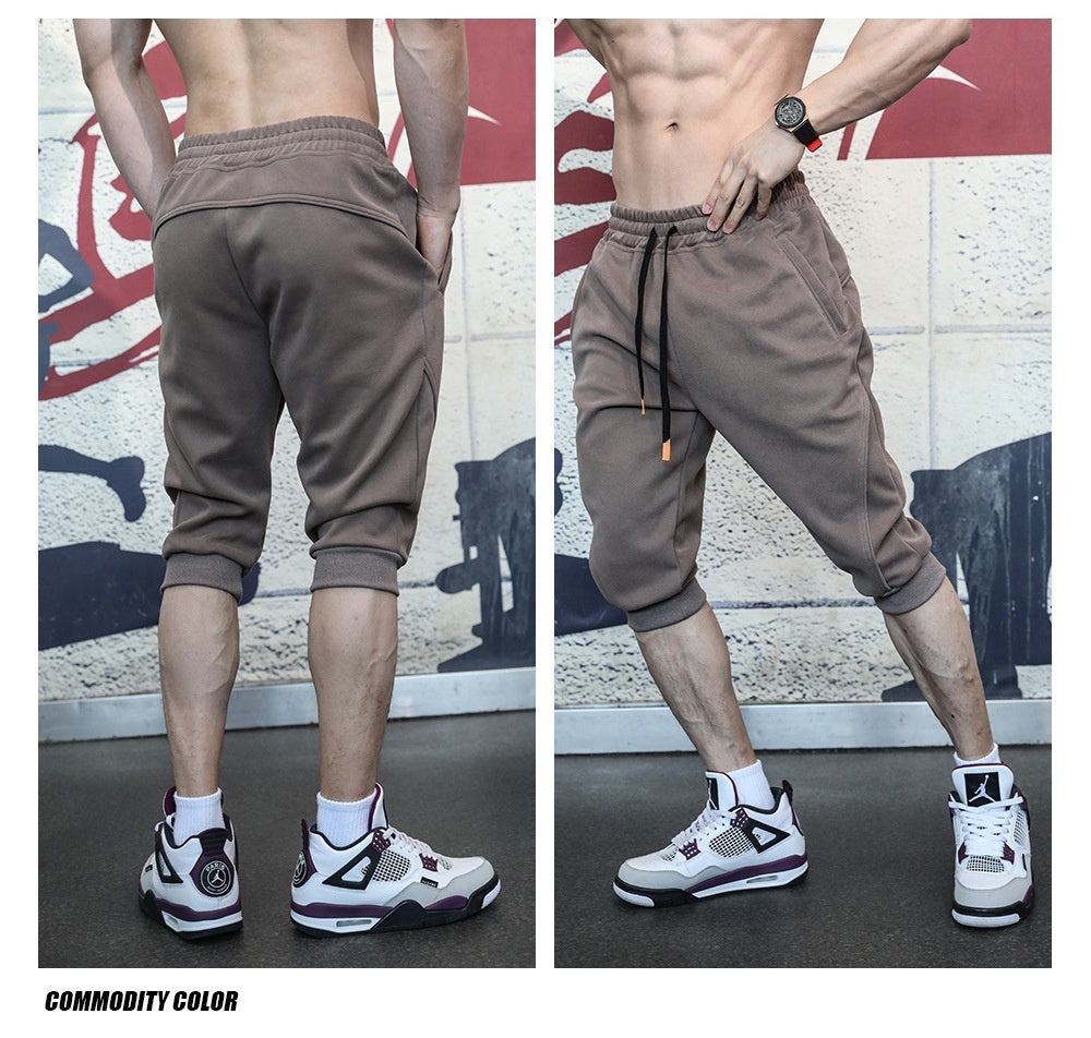 Trendy Outdoor Crop Trousers with Pockets