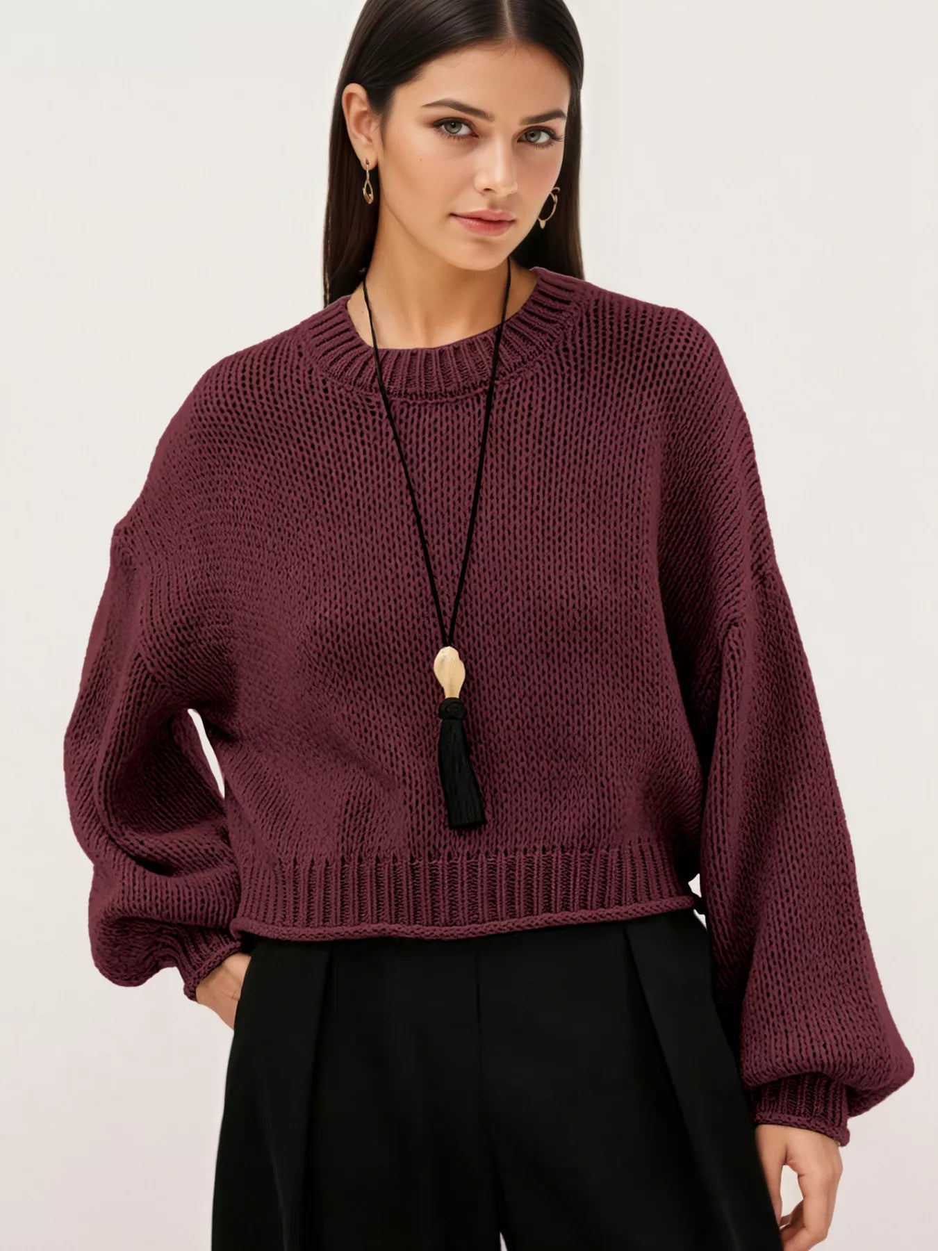 Oversized Chunky Knit Sweater