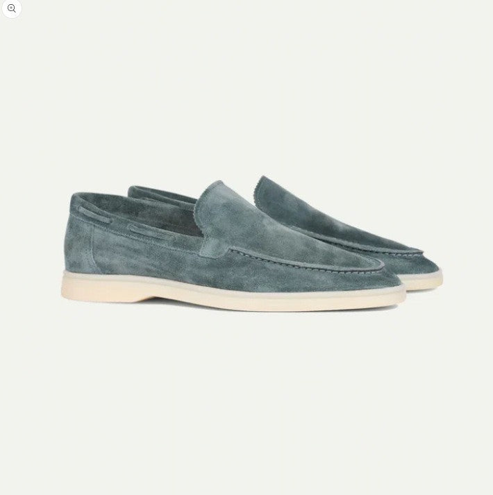 Men's Matte Suede Slip-On Loafers