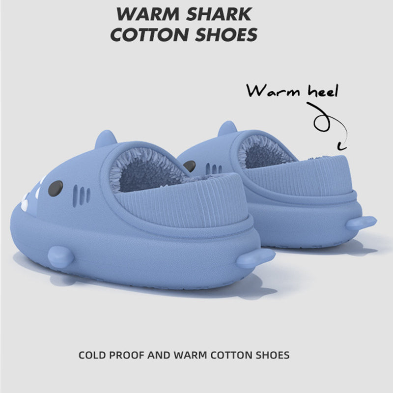 Unisex Shark Slippers Warm House Shoes
