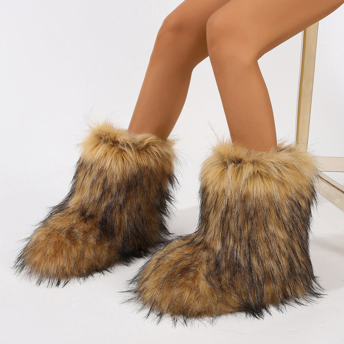 Stylish Personalized Winter Boots For Women - Adorable Spicy Girl Mid-Length Snow Boots, Cozy And Warm See size chart under “more details”