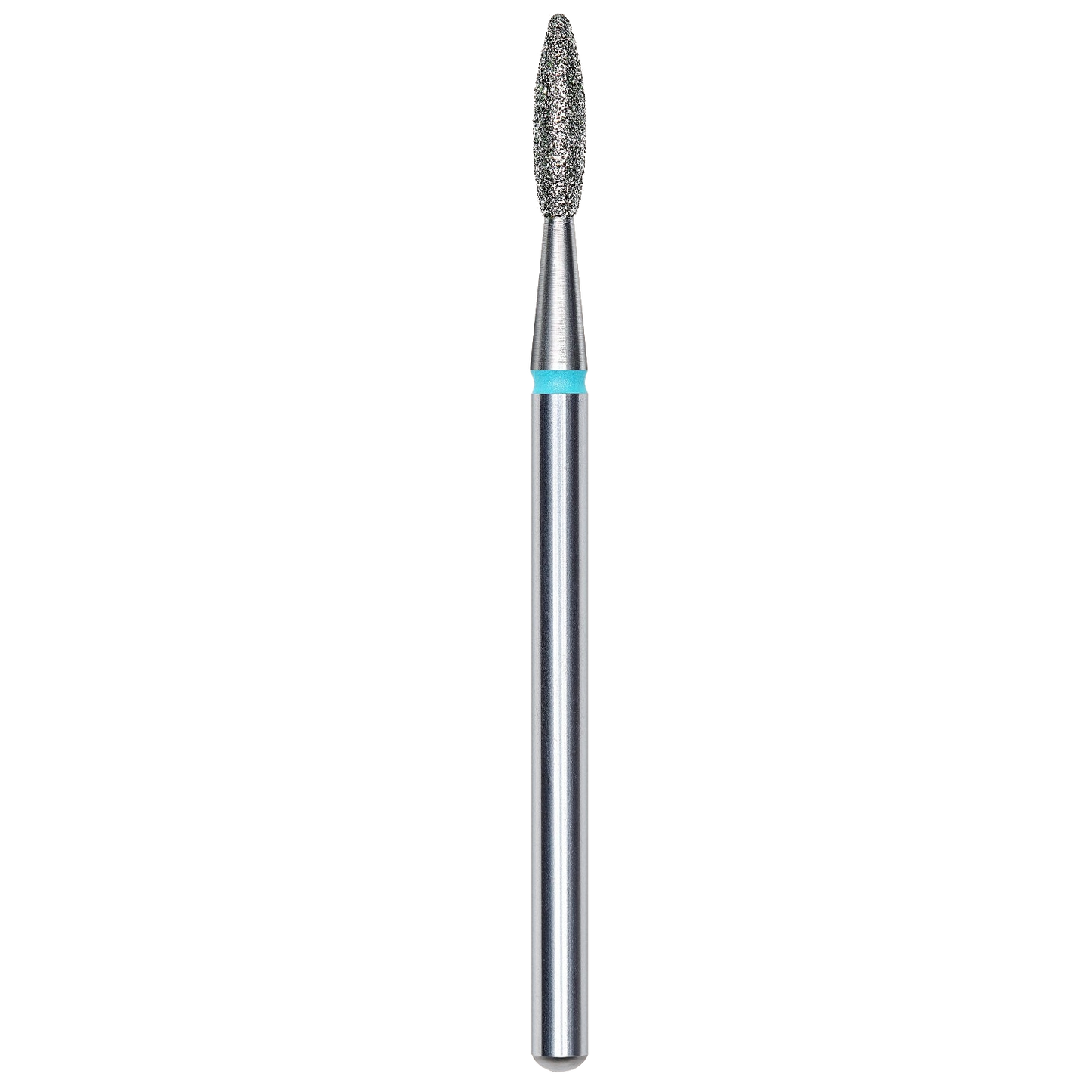 DIAMOND NAIL DRILL BIT, "FLAME", BLUE, HEAD DIAMETER 2.1/8MM (FA10B021/8) - STALEKS™