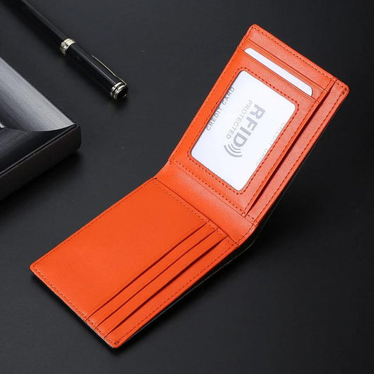 Multiple Card Slots RFID Anti-theft Credit Card Wallet For Men