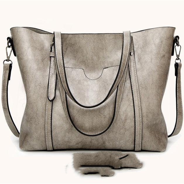 Large-Capacity Soft Slouchy Tote Bag