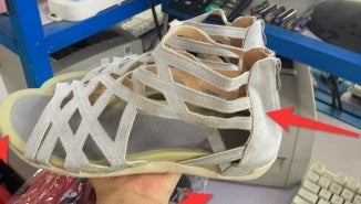 Women's Cross Strap Wedge Sandals