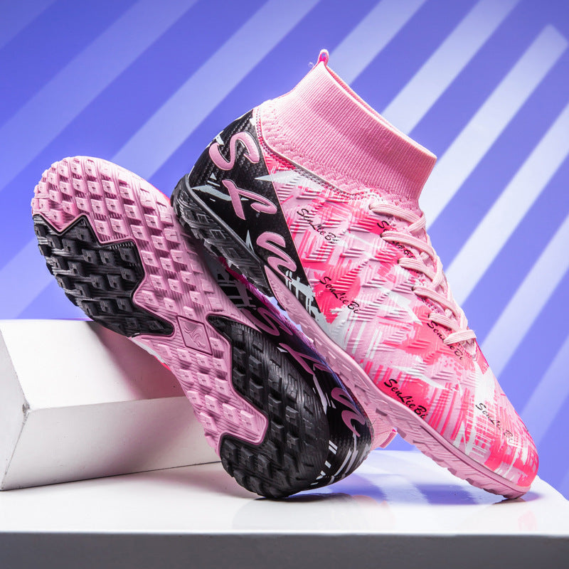 High-top Soccer Shoes For Teens And Children