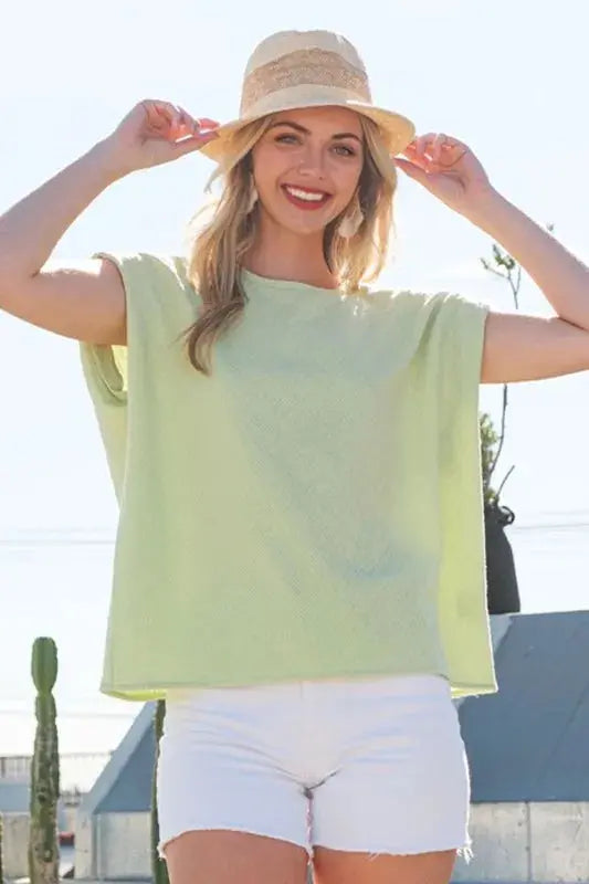 Camiseta sin mangas para mujer - Manga musculosa - Lima picante