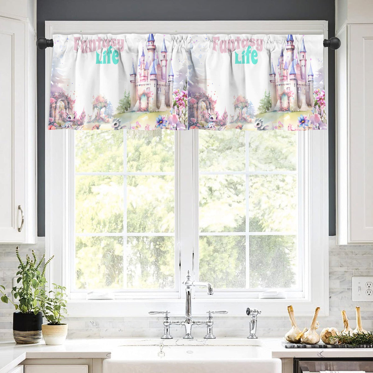 Fantasy Life Lavender Curtains - Available in 5 Sizes