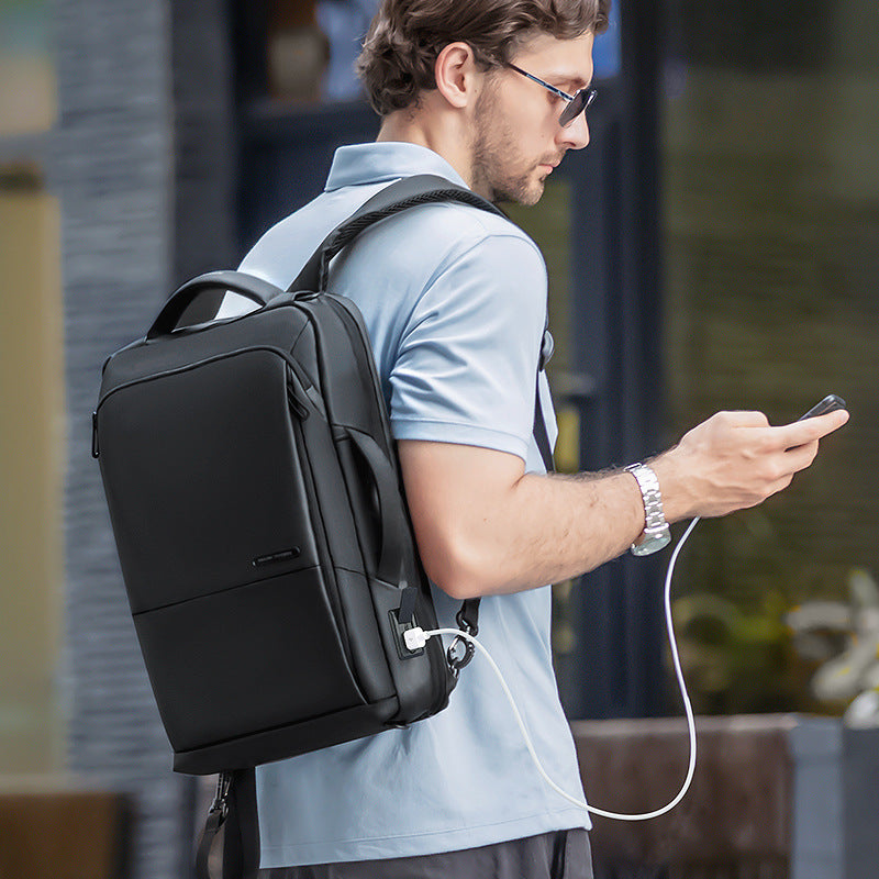 Men's USB Charging Laptop Backpack Laptop Bag