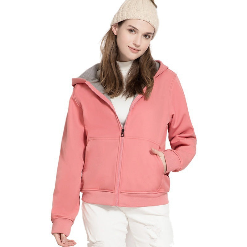 Chaqueta polar impermeable y cortavientos de mujer para exterior