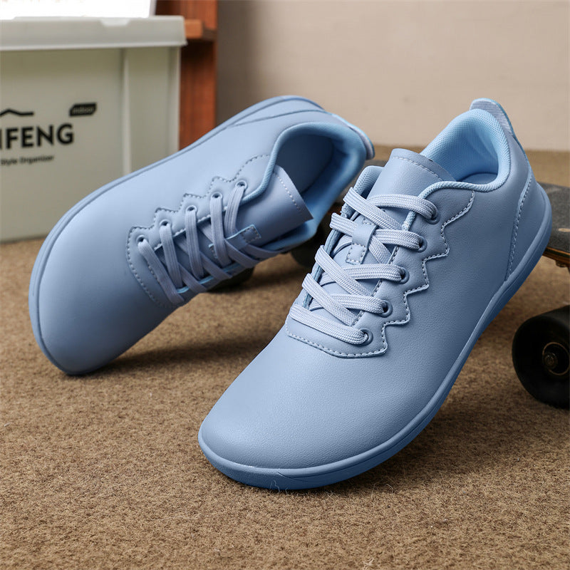 Low-Top Lace-Up Casual Sneakers