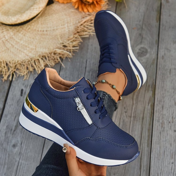 Casual Lightweight Wedge Sneakers