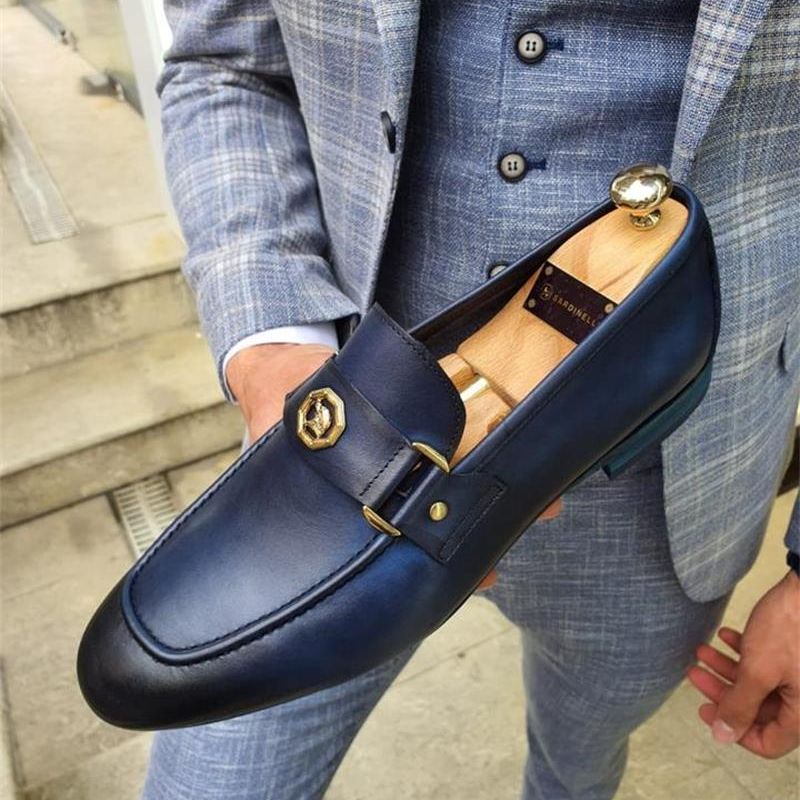 Men's British Style Polished Loafers