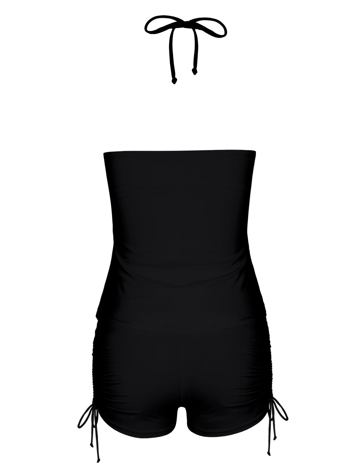 Mermaid at Heart Tankini Swimsuit with Shorts for Women (Front Printing)