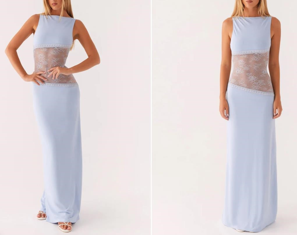 Y2K Lace Suspender Dress Fashion Sexy Lace Long Dresses Party Evening Club Beach Clothing For Women