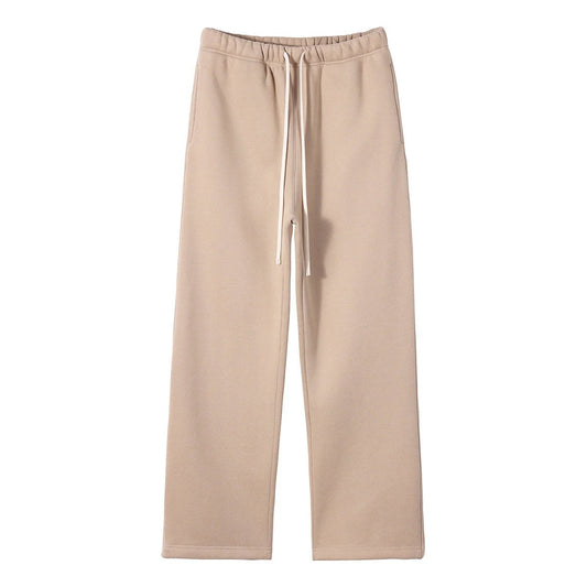 Pantalones de chándal lisos sueltos para hombre