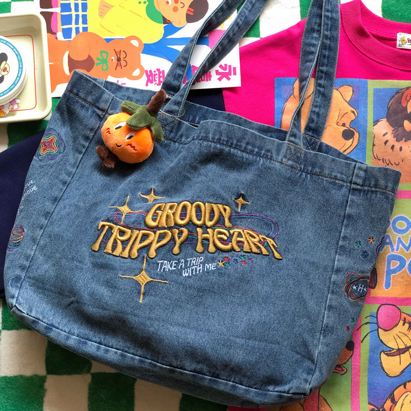 Women's Large Capacity Denim Travel Bag