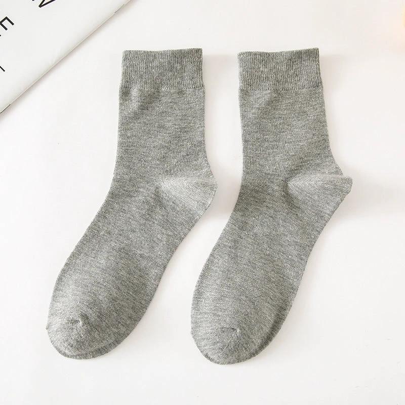 Men's Solid Color Socks