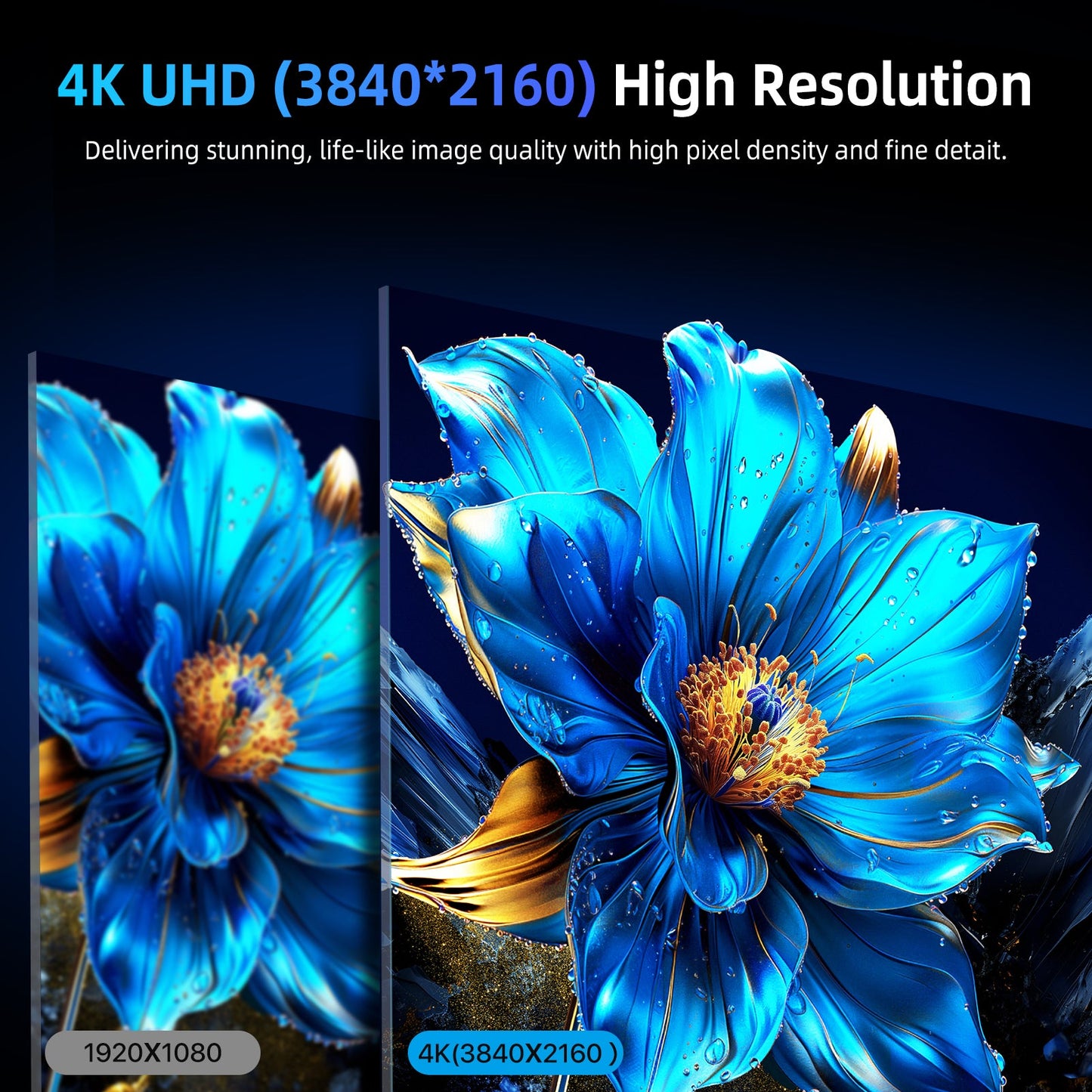 UPERFECT QLED 4K UHD Portable Monitor, 145 Percent SRGB, 500 Nits, 1500 To 1 Contrast, HDR FreeSync, 15.6 Inch Gaming Display, Type C HDMI, VESA And Smart Case.