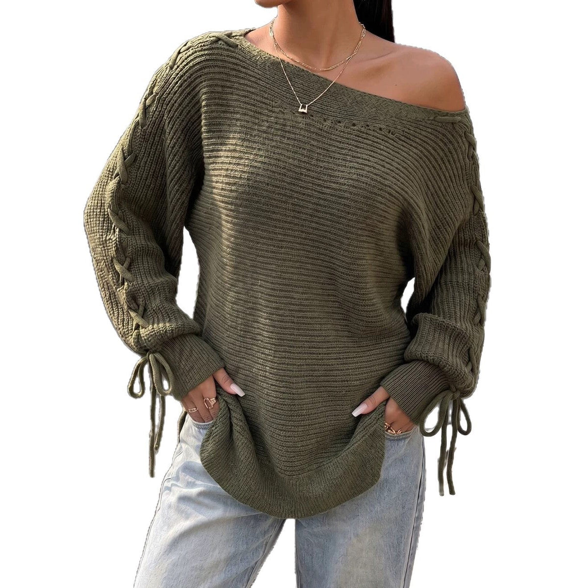 Women's Top Bow-Knot Stylish Sweater