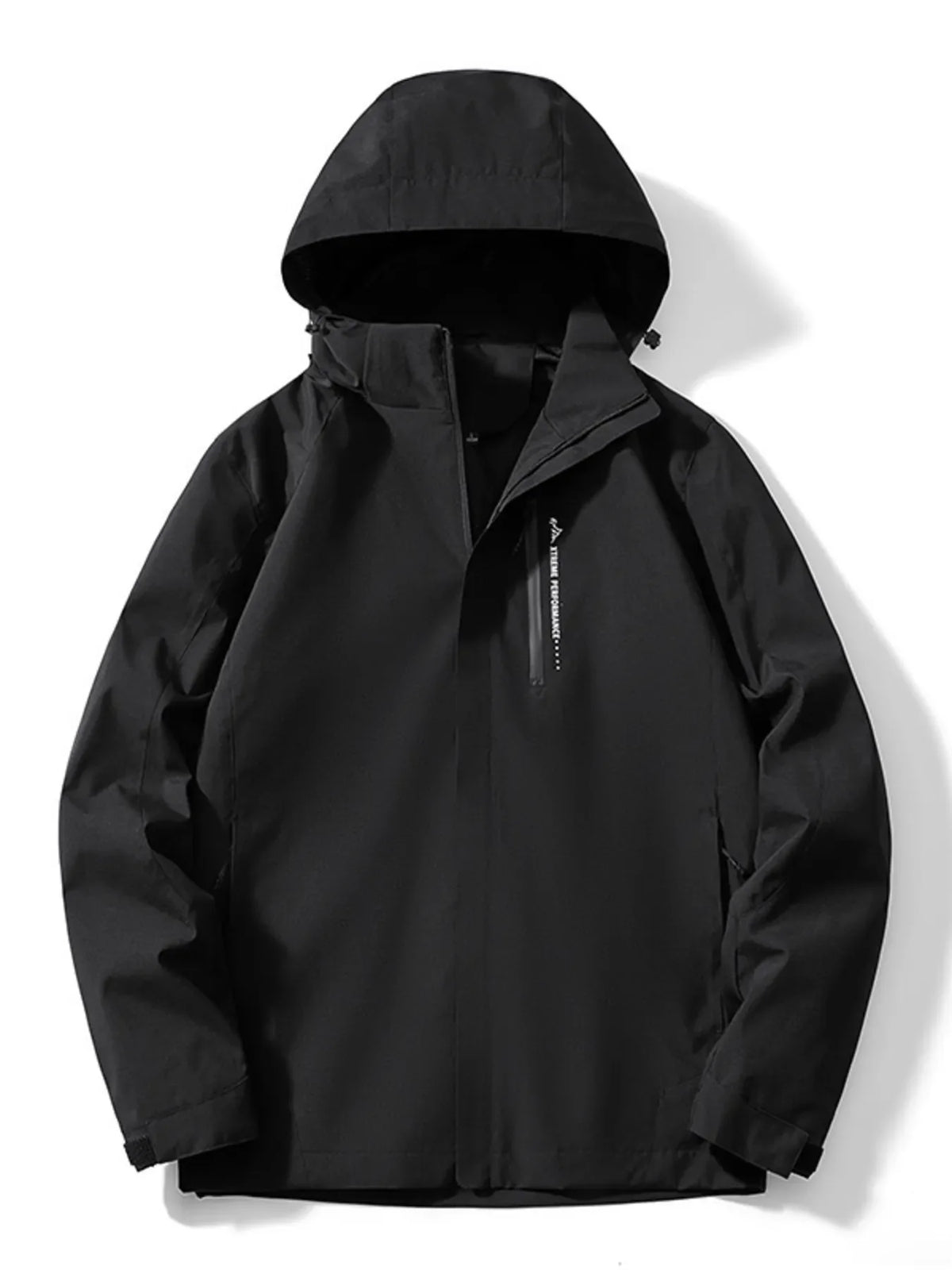 Men's Plus Size Waterproof Hooded Outdoor Jacket