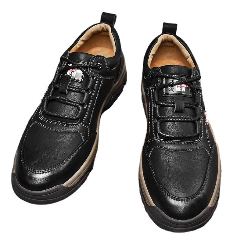 Fashion Leather Tide Shoes Breathable Casual Men