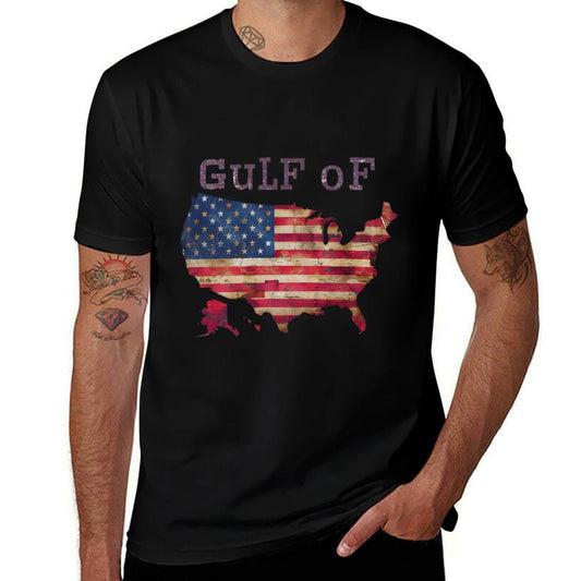 Camiseta elástica de primera calidad Golfo de Estados Unidos