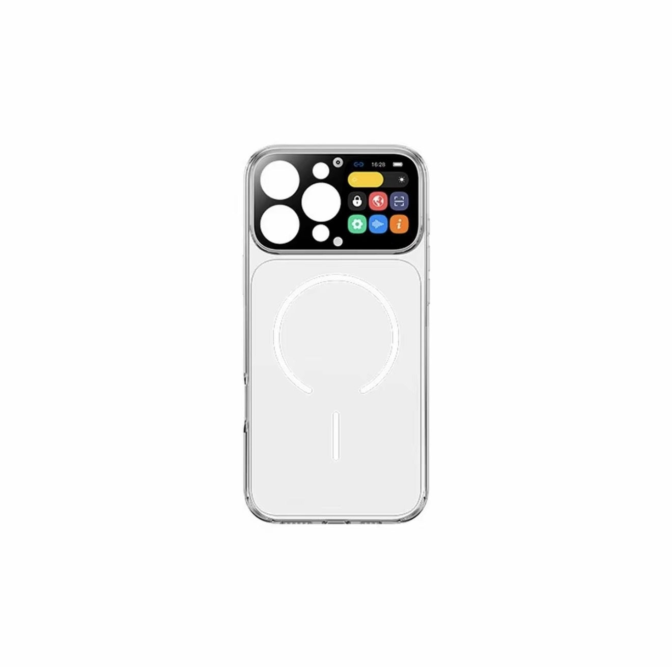 P1 Smartphone Case, Transparent, Full-Body Protection, Drop-Resistant, Magnetic Suction