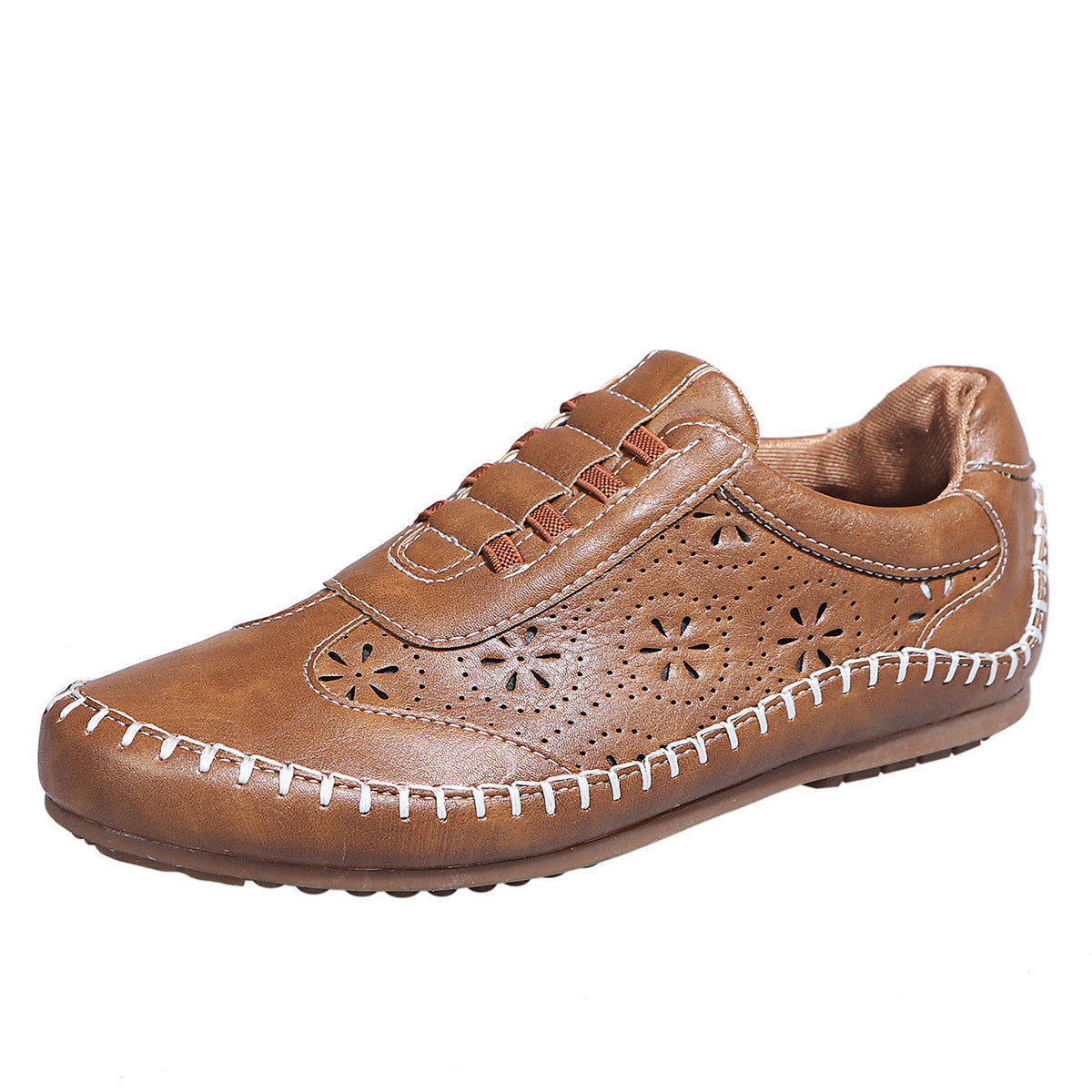 Women's Round-Toe Hollow Casual Flats