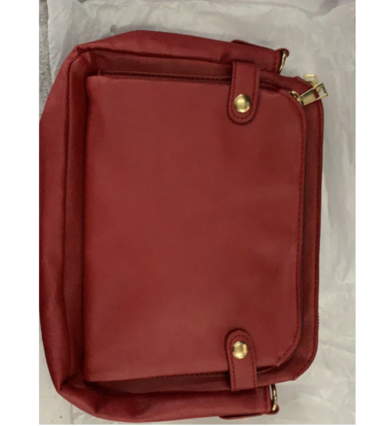 Retro Three-Layer Messenger Bag Travel Bag