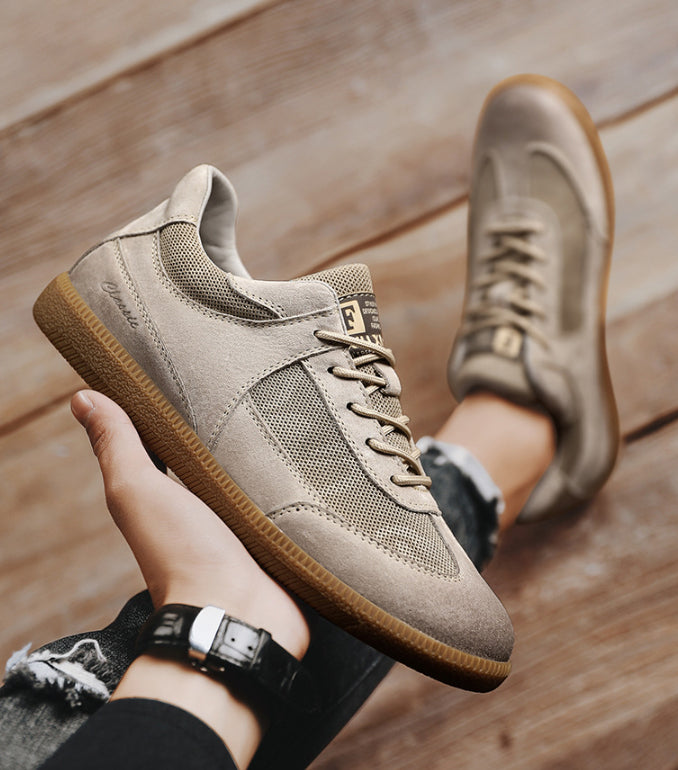 Top Layer Pigskin Leather Casual German Shoes