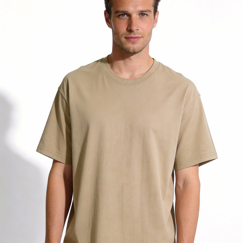 Cotton T-shirt ColorfulUnisexSolid Color