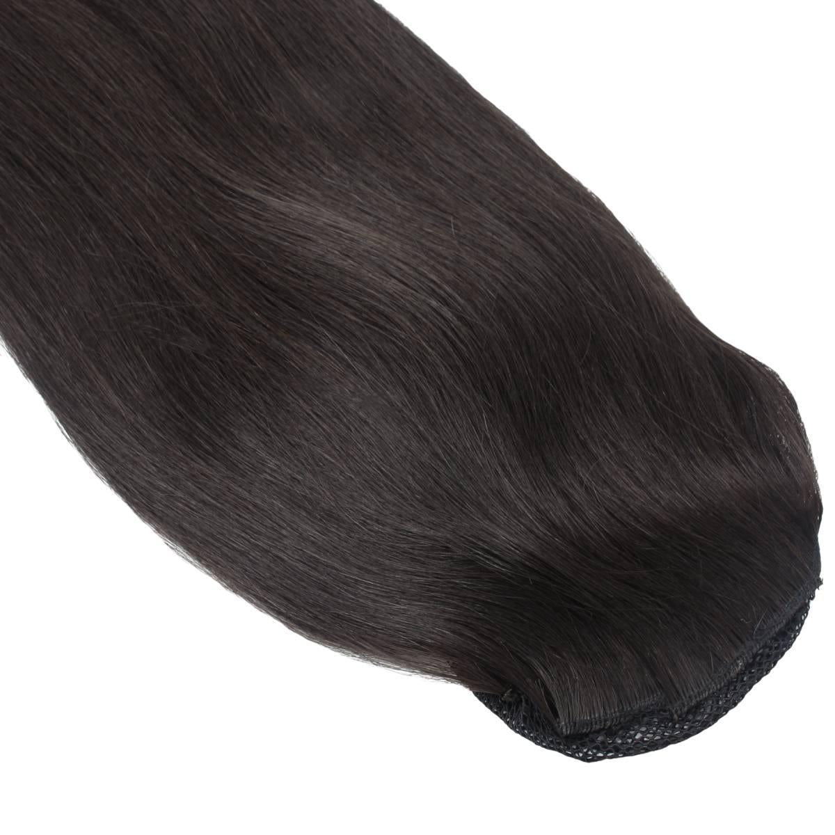 Cola de caballo de extensión de cabello humano 100% liso y virgen