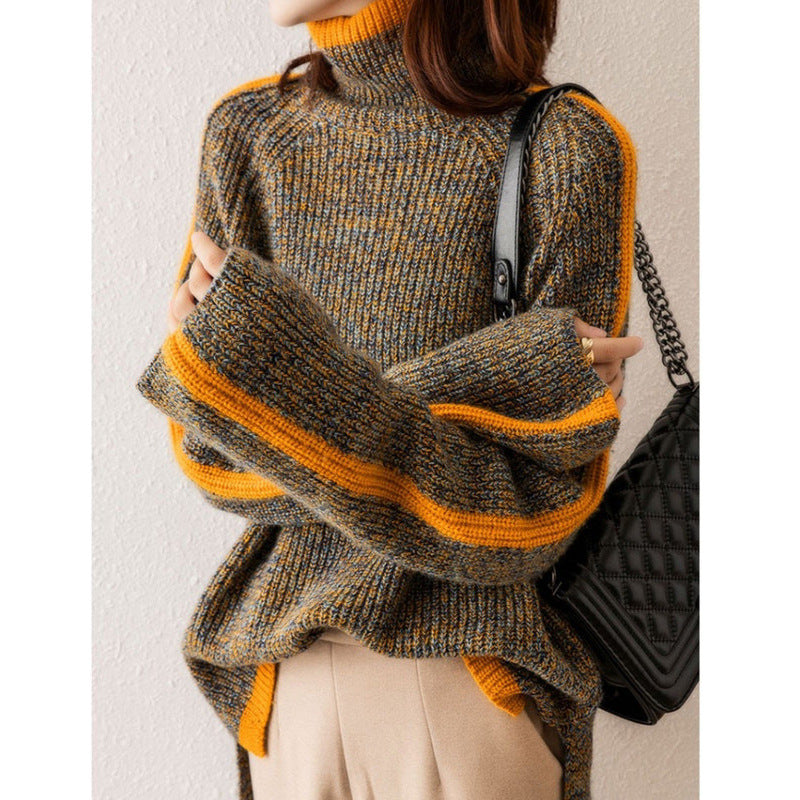 Women's New Retro Thickened Turtleneck Sweater
