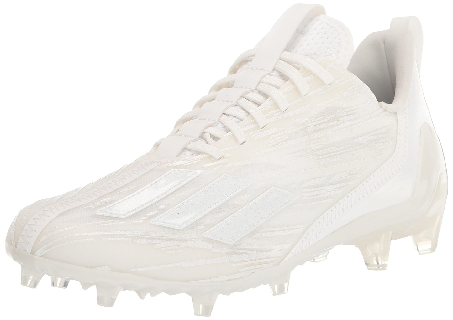 adidas Mens Adizero Football Shoe White/White/White 8.5