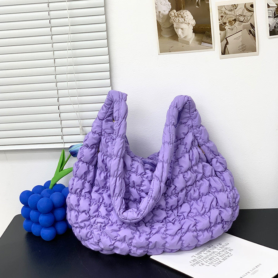 Women's Cloud Pleated Crossbody Travel Bag