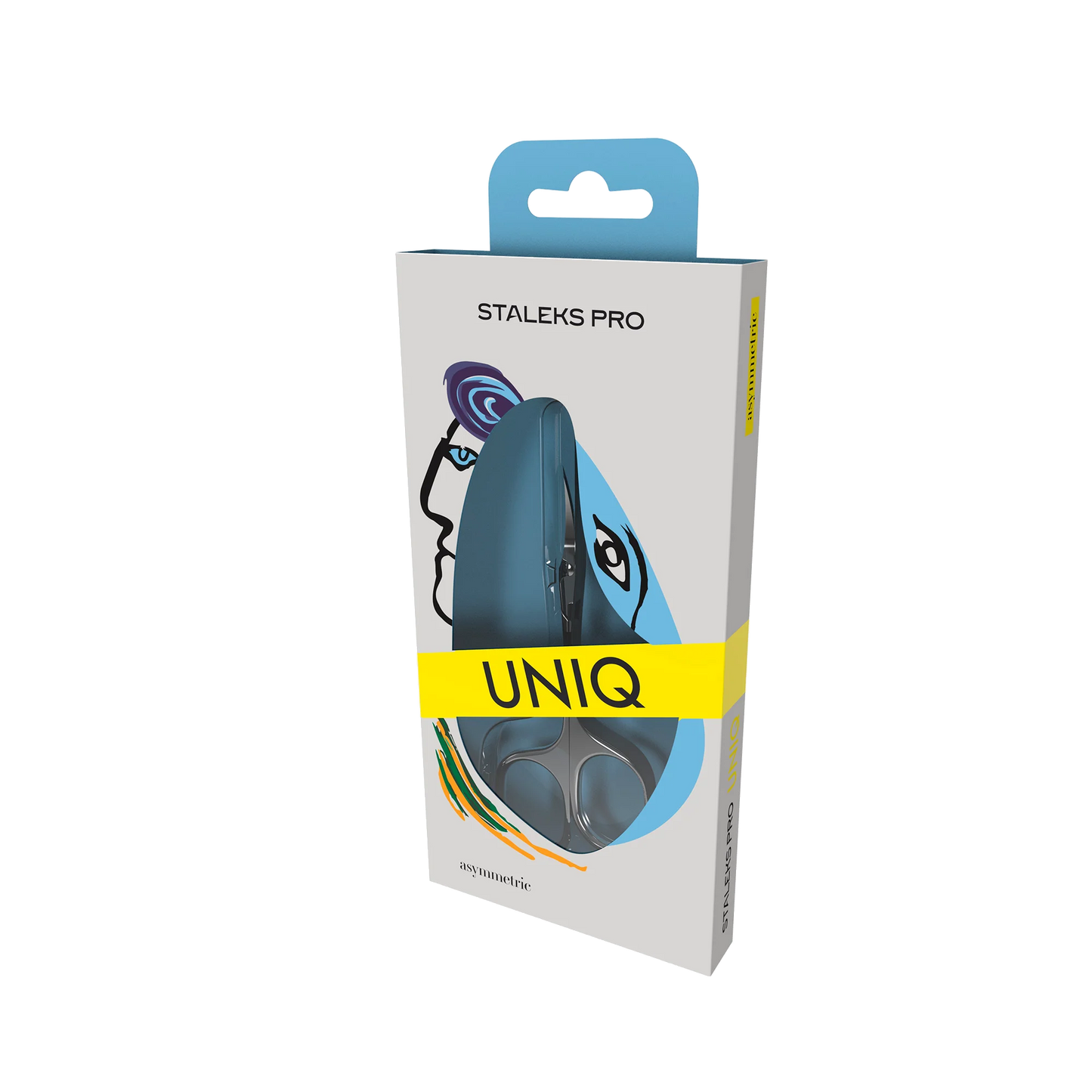 Professional Cuticle Scissors "Asymmetric" UNIQ 20 TYPE 4 -SQ-20/4- STALEKS