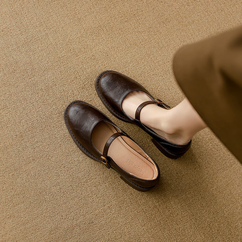Women's Thick-soled Extra Height Flats