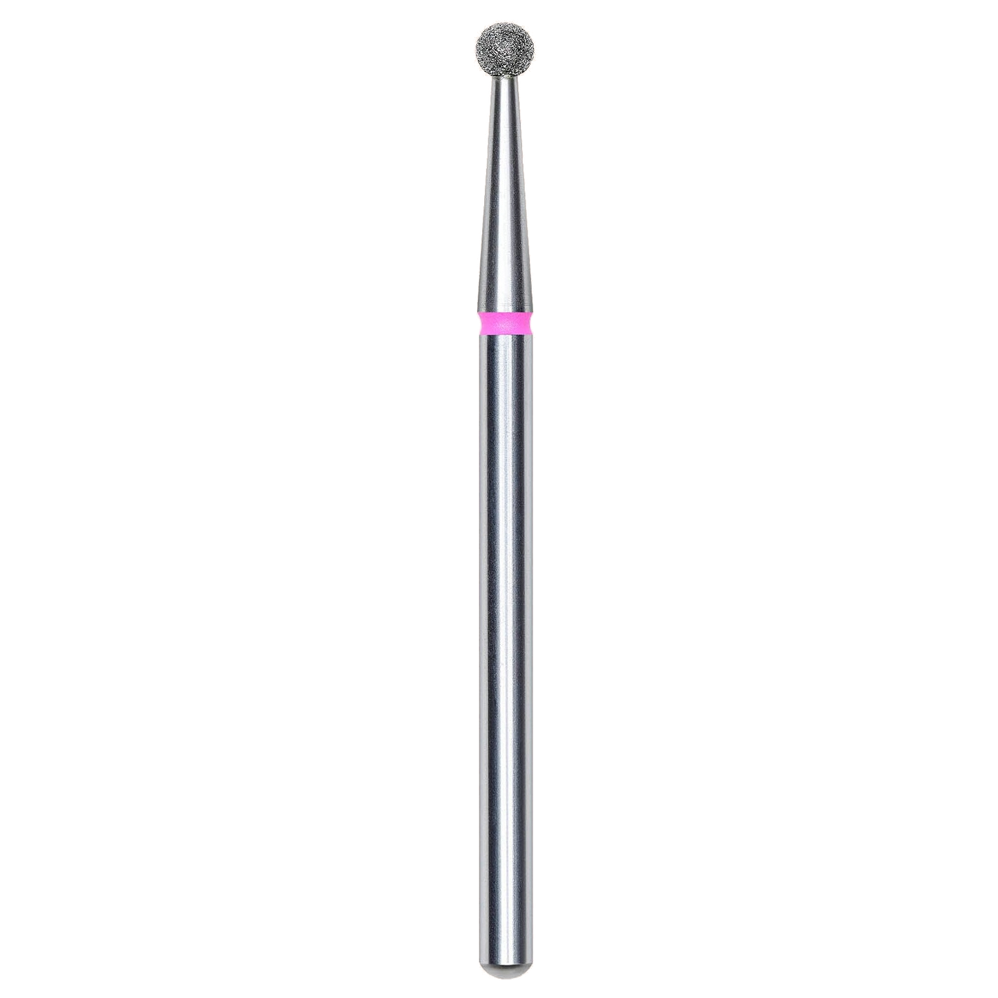 DIAMOND NAIL DRILL BIT, "BALL", RED, HEAD DIAMETER 2.5MM (FA01R025) - STALEKS™