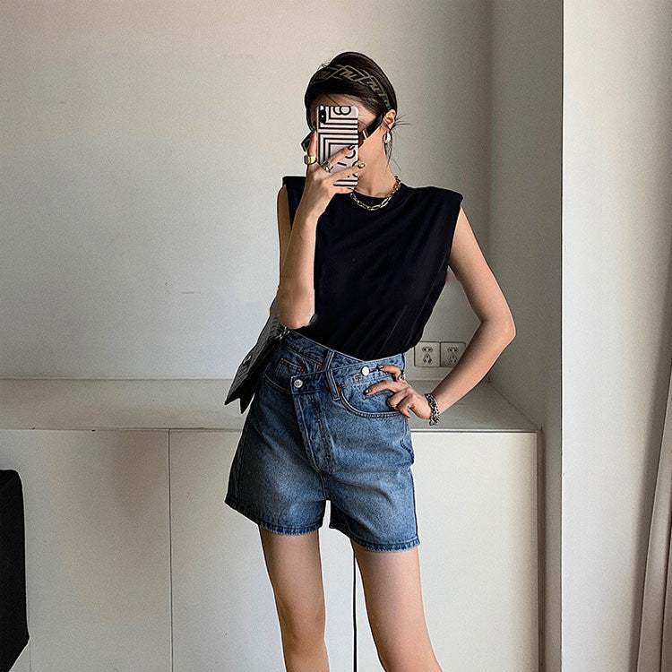 2020 Summer Women's Sleeveless Casual T-Shirt