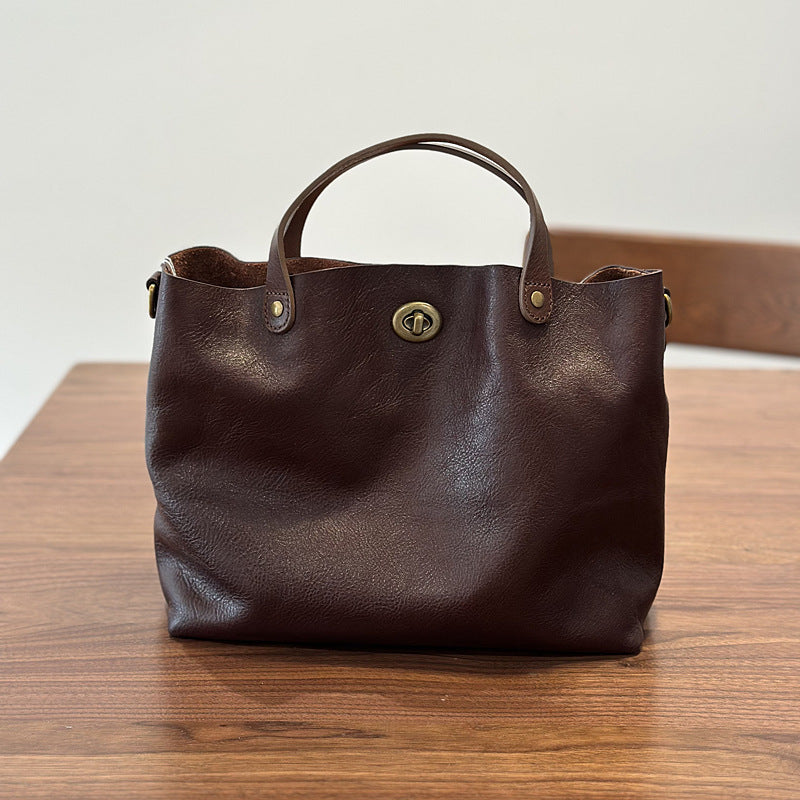 Women's Genuine Leather Handbag Shoulder Crossbody Bag
