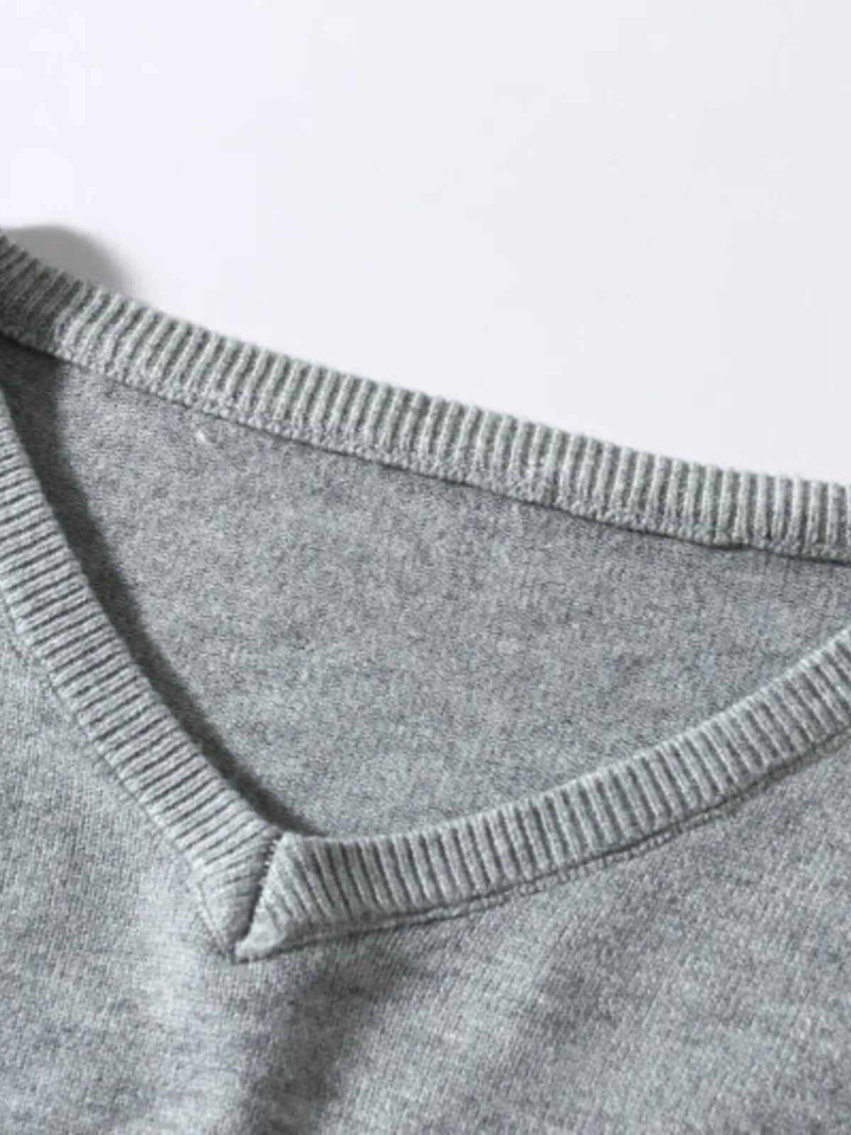 Men's Plus Size Ribbed Hem Long Sleeve Sweater