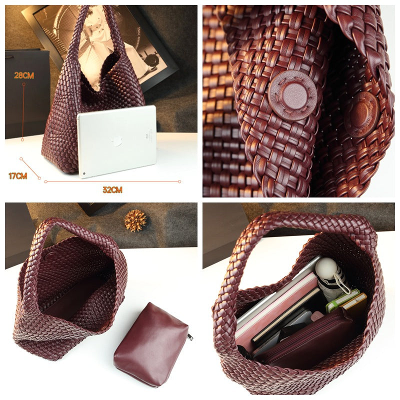 Handwoven Vintage Tote Handbag
