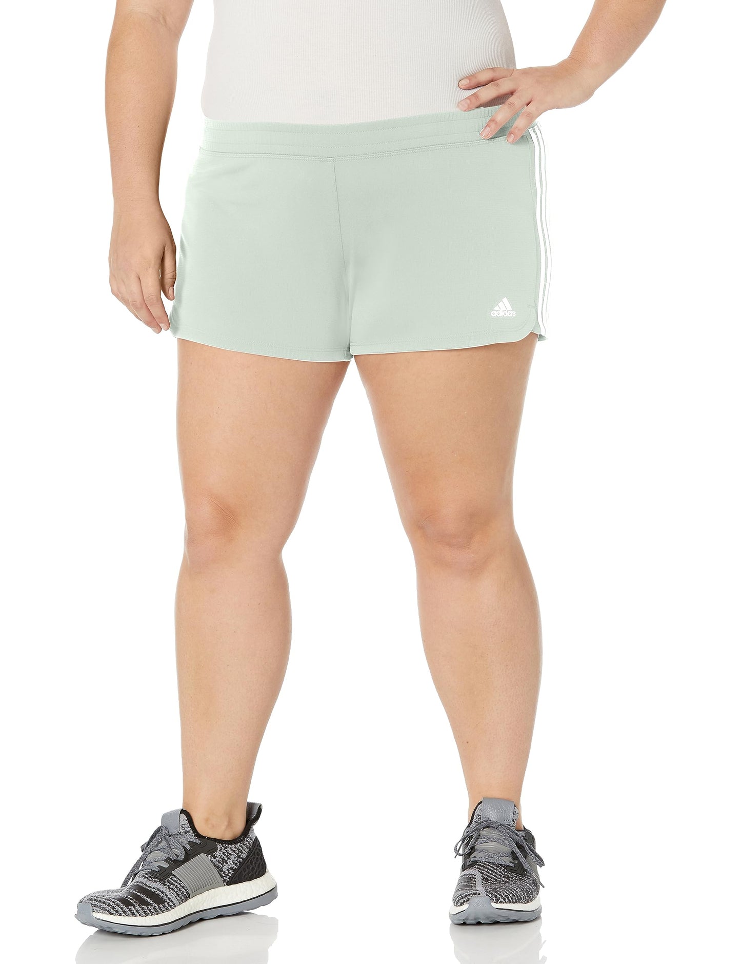 adidas Womens Pacer 3-Stripes Knit Short