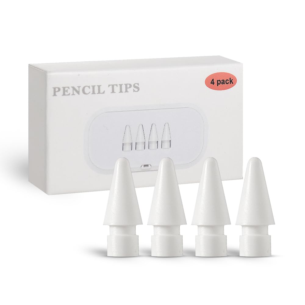 Replacement Tips for Apple Pencil Compatible with Apple Pencil 2nd Generation Tip(4Pack)
