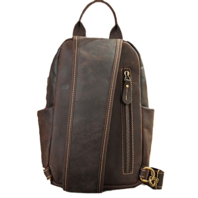 Retro Men's Casual Travel Crossbody Chest Bag