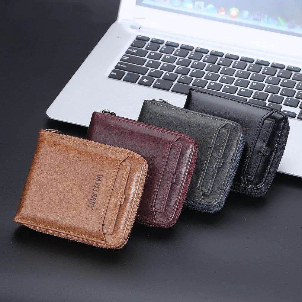 Men's Business Retro Multi Card Slots Wallet