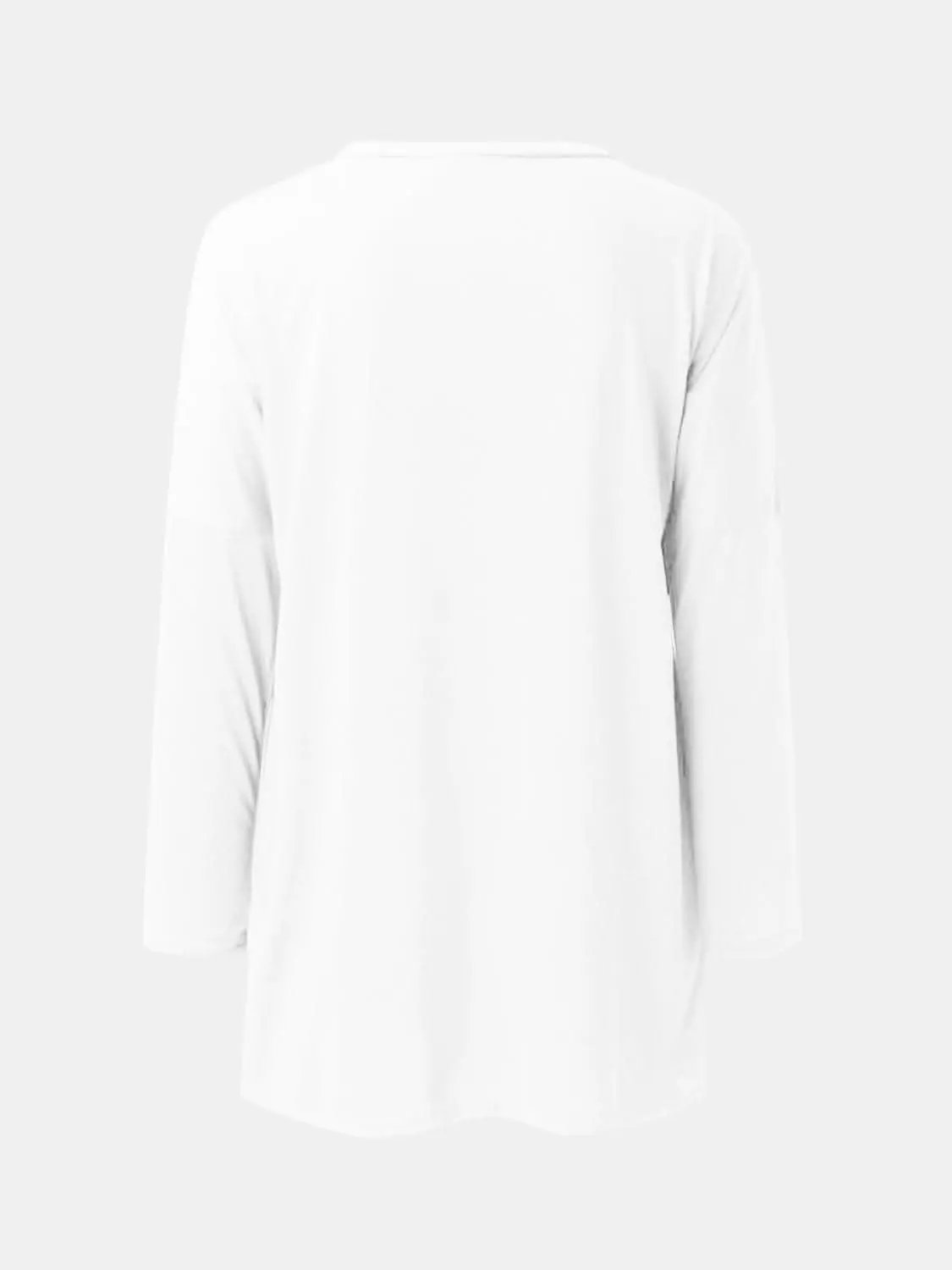 T-Shirts Trendsi Pocketed long sleeve tee - chic style