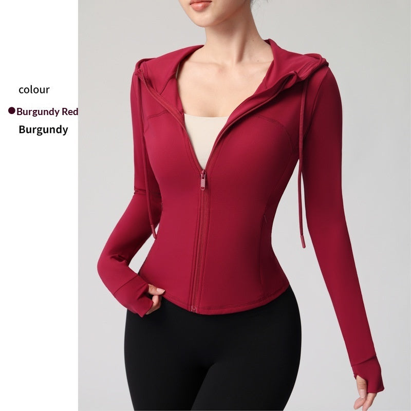 New Womens Yoga Jacket Long-sleeve Yoga Wear